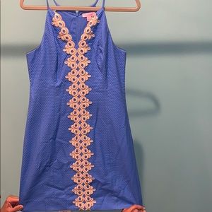 Blue and Gold Lilly Pulitzer dress